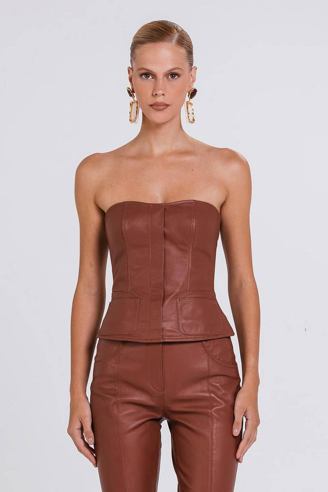 Top Elizete - Chocolate
