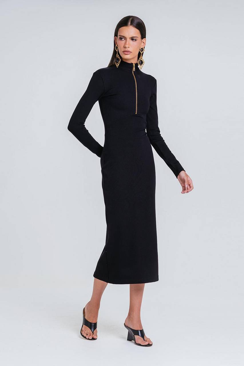 Vestido Brigite - Preto