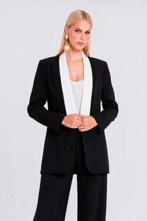 Blazer Lizie - Preto/marfim