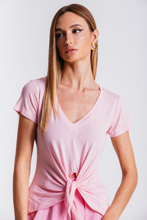 T-shirt Nó - Rosa Pastel