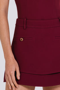 Short Saia Cora - Cabernet