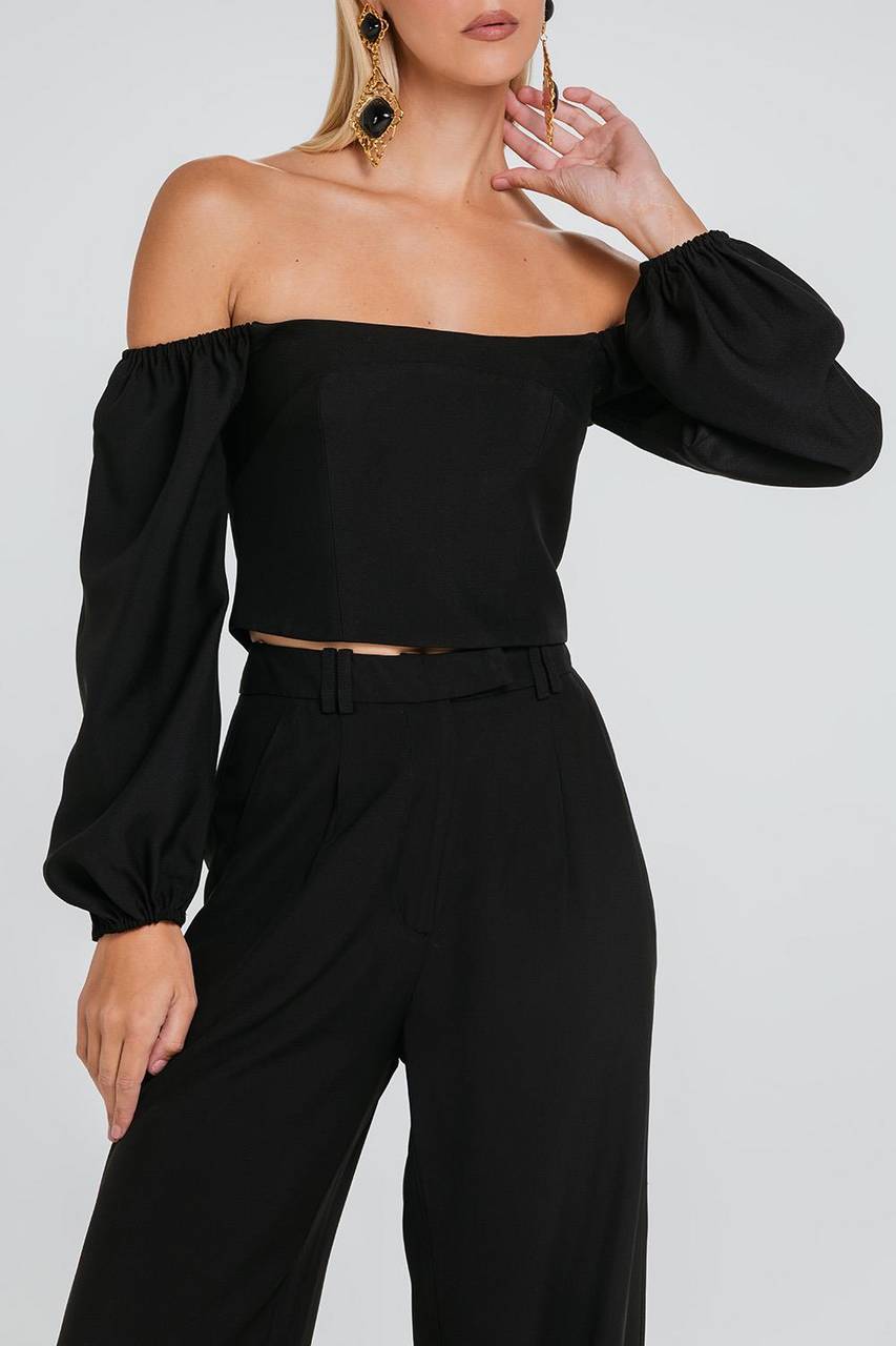 Top Mima - Preto