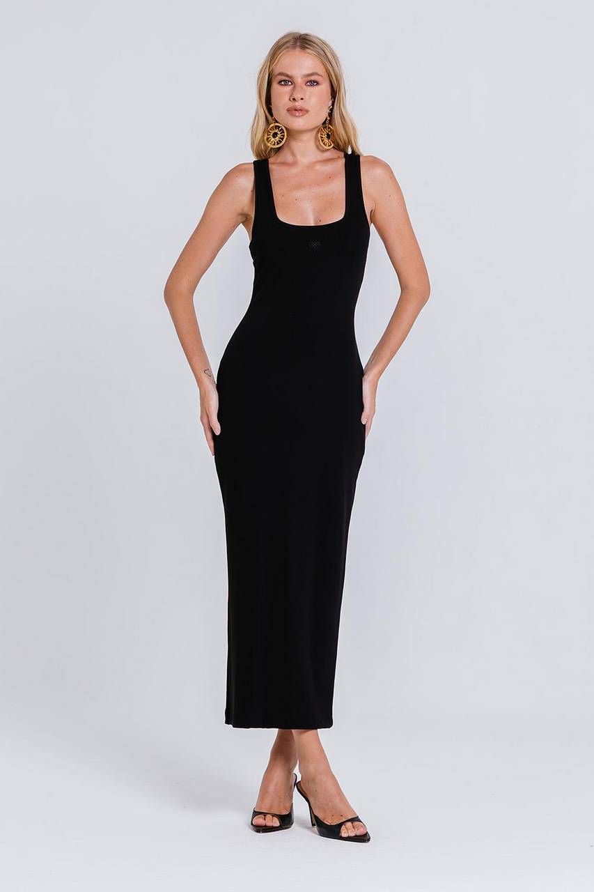 Vestido Evangeline - Preto