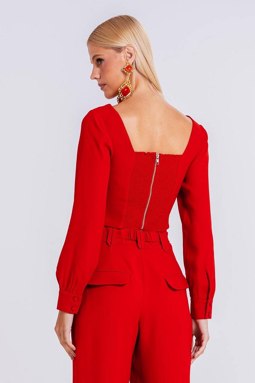 Blusa Beatrice - Rouge