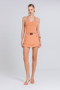 Short Saia Cora - Terracota