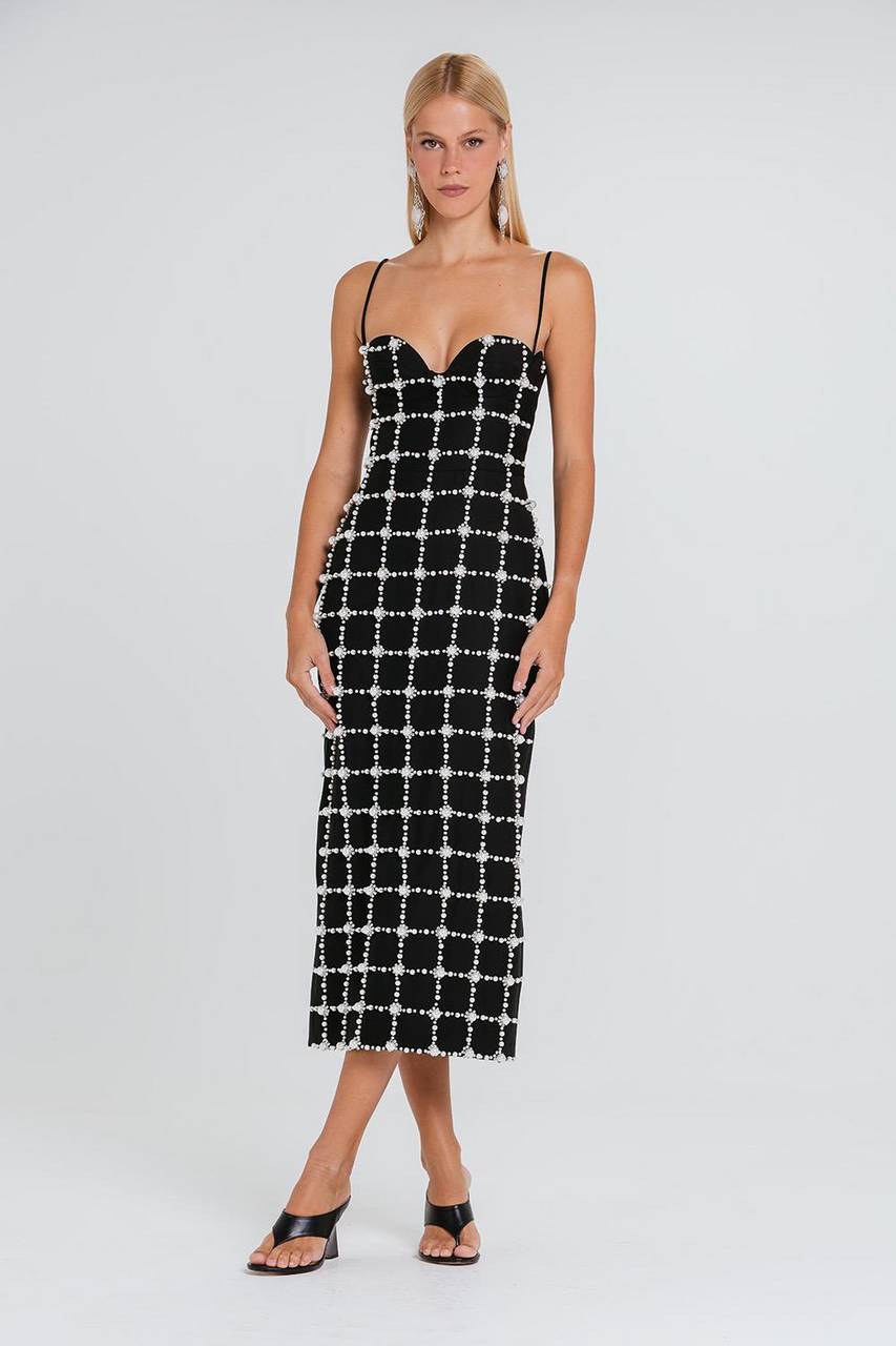 Vestido Garbo - Preto