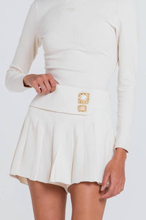 Short Saia Madelaine - Marfim