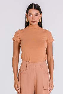 Blusa Vic - Saibro