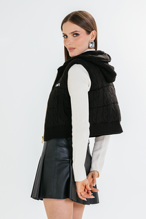 Colete Tricot Raia - Preto