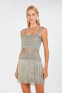 Vestido Croc - Pistache