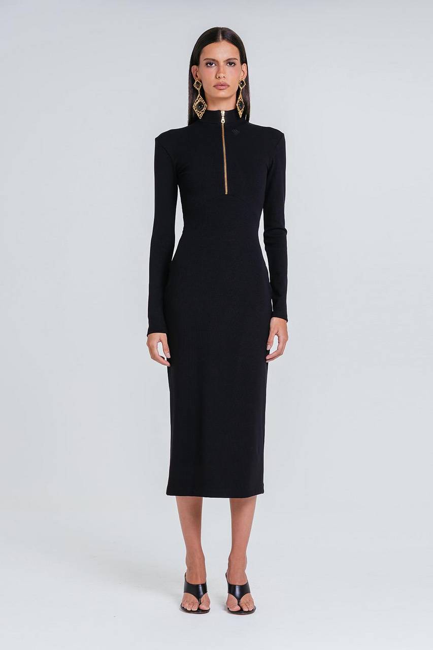 Vestido Brigite - Preto
