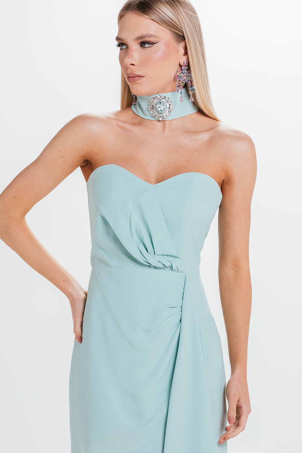 Vestido Tania - Aquamarine