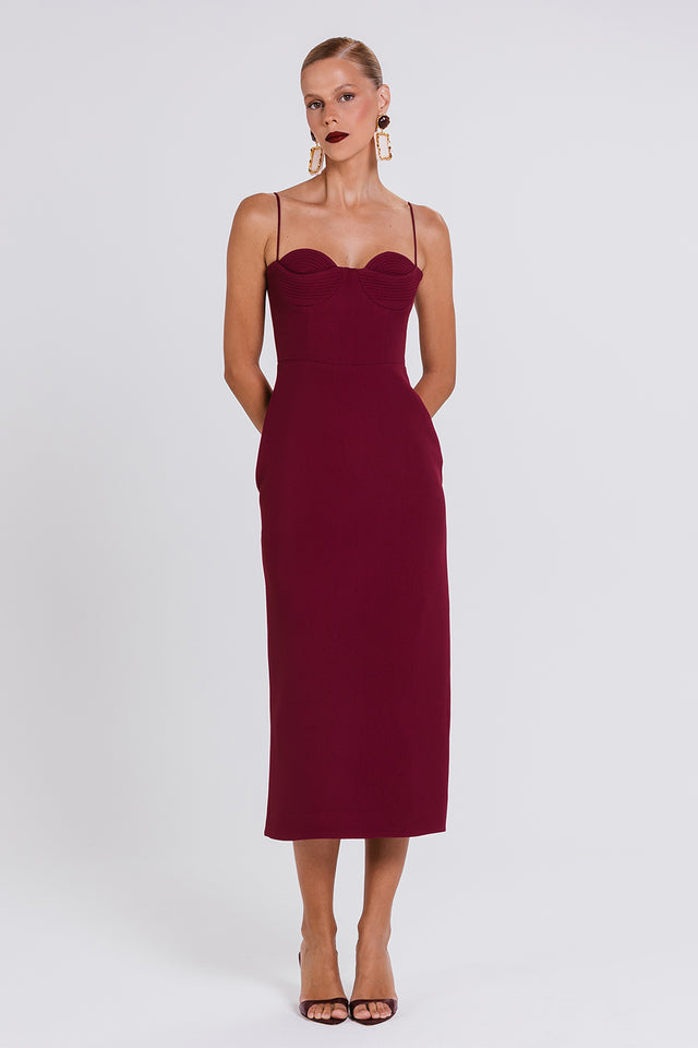 Vestido Iohara - Cabernet