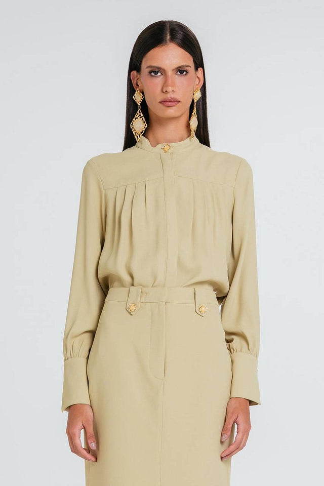 Camisa Duda - Sepia