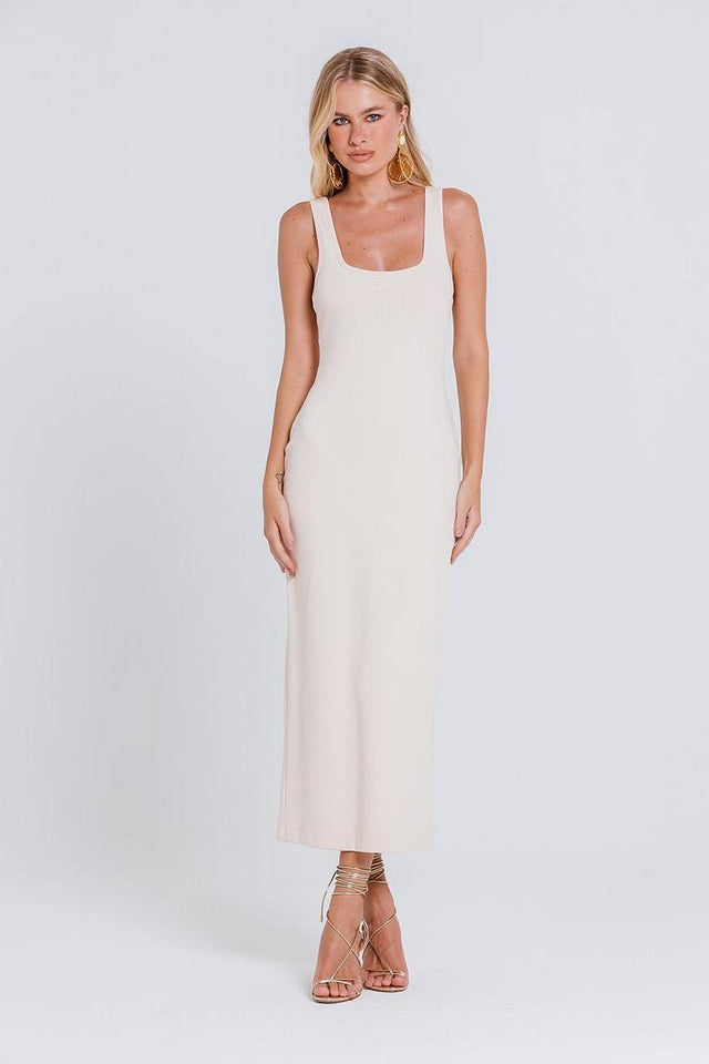 Vestido Evangeline - Areia