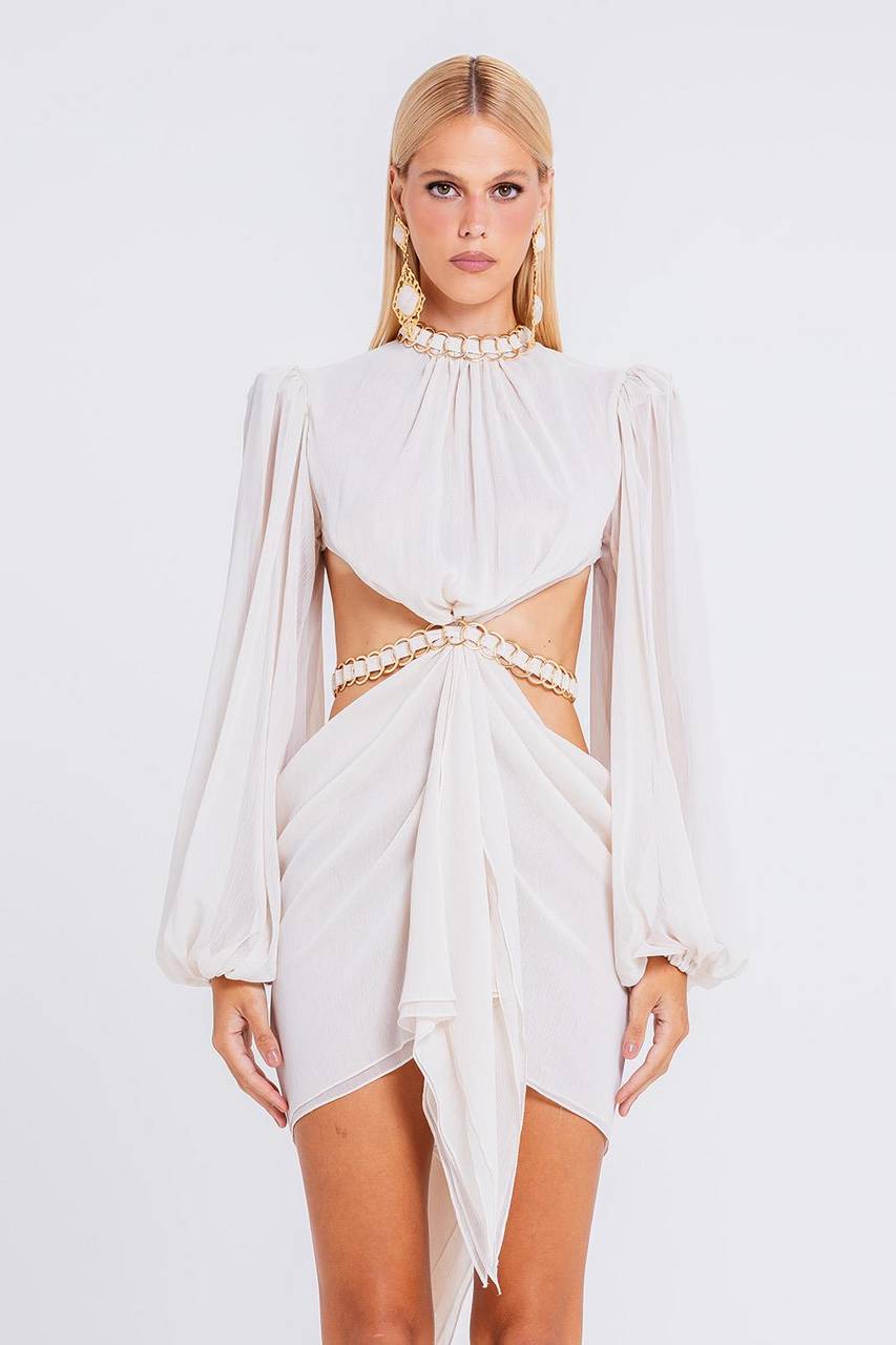 Vestido Venus - Areia