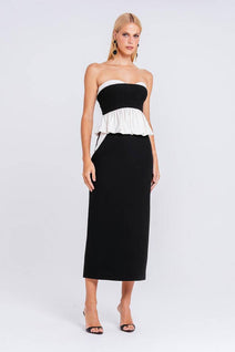 Top Melissa - Preto/marfim