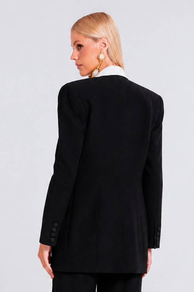 Blazer Lizie - Preto/marfim