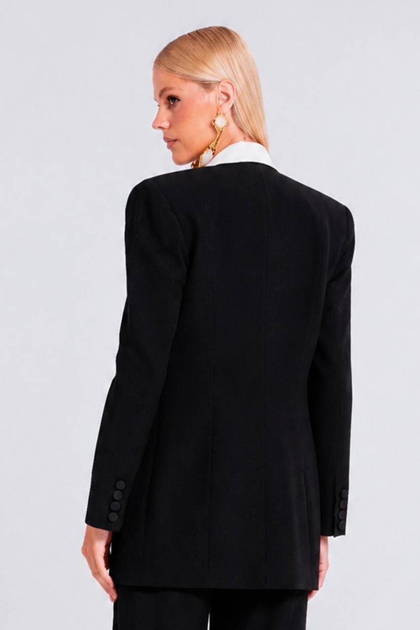 Blazer Lizie - Preto/marfim