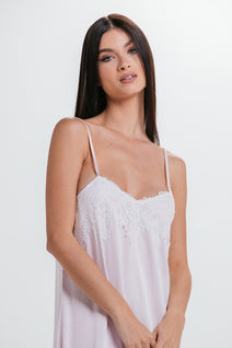Conjunto Nat - Rosa/branco