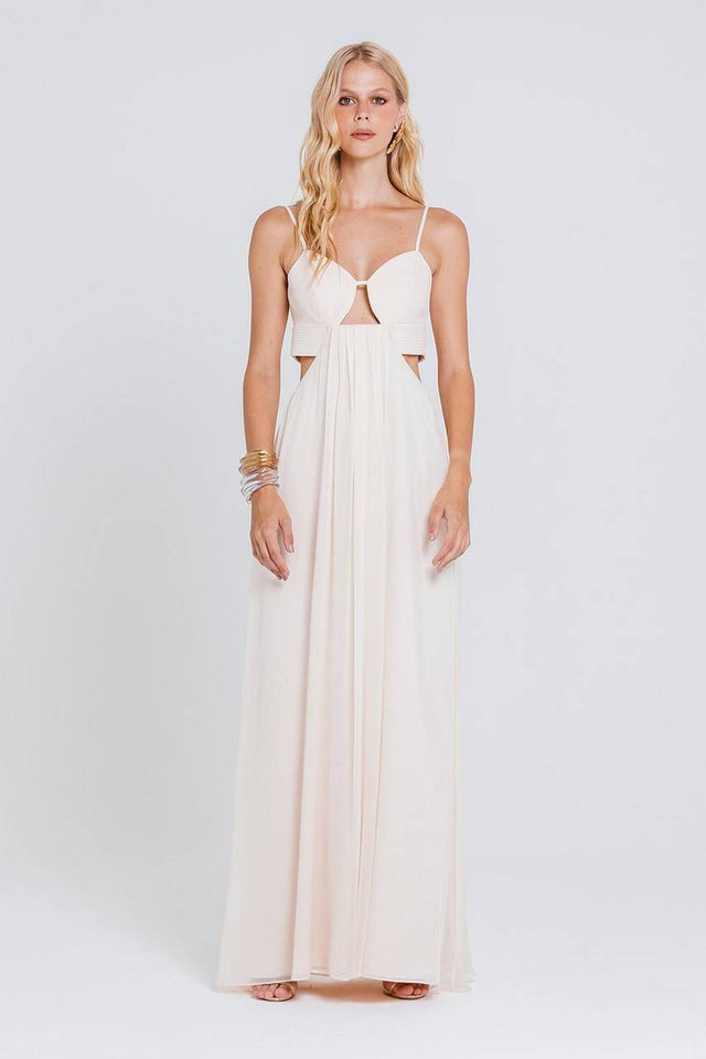 Vestido Cora - Areia