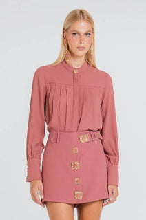 Short Saia Cleo - Malva