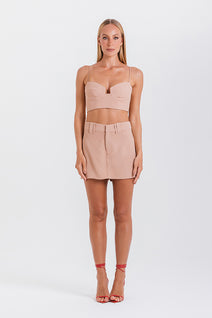 Short Saia Lucy - Avelã