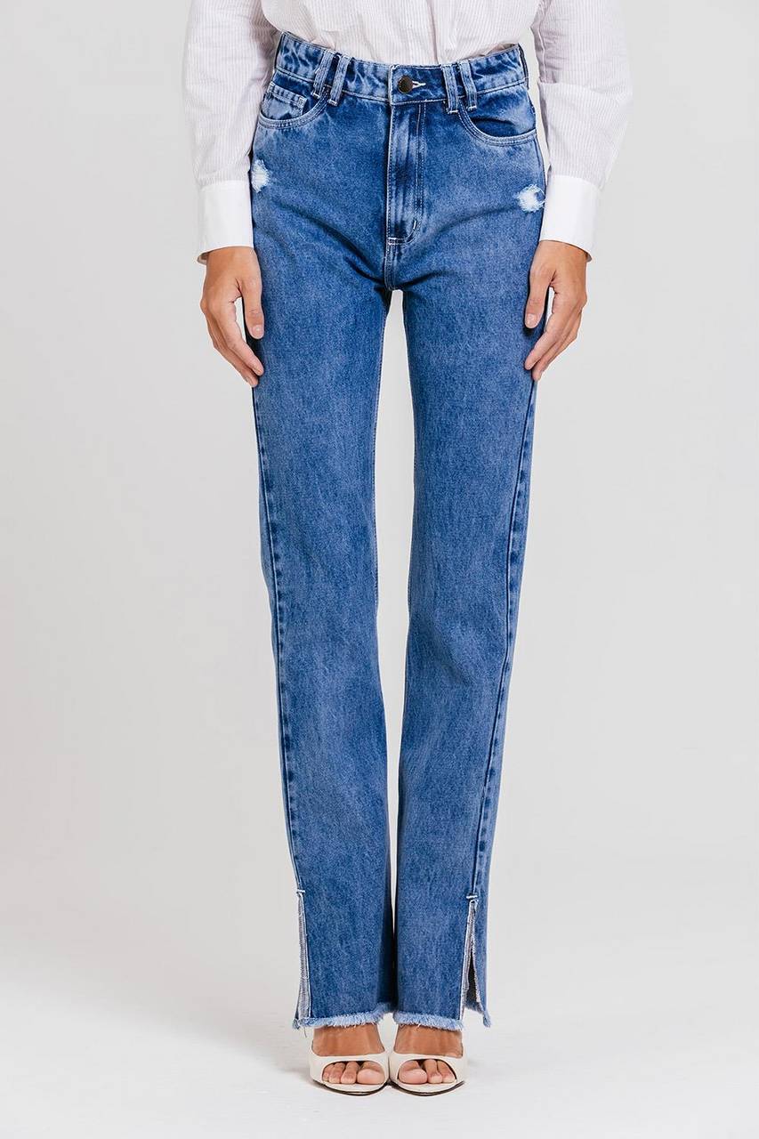 Calça Suzete - Jeans Medio