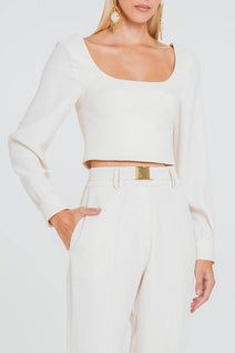 Blusa Beatrice - Marfim
