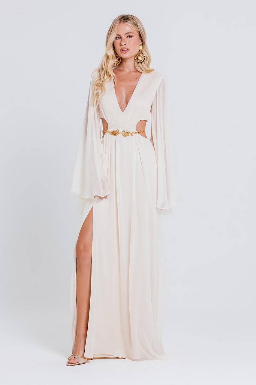 Vestido Atlanta - Areia