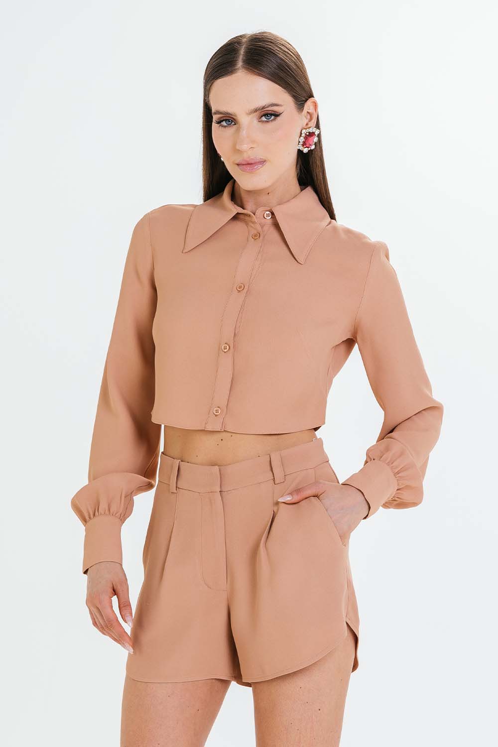 Camisa Mirian - Saibro