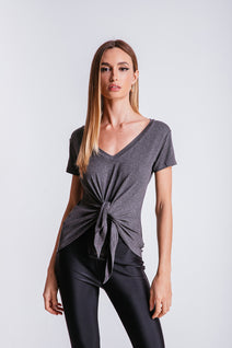 T-shirt Nó - Chumbo
