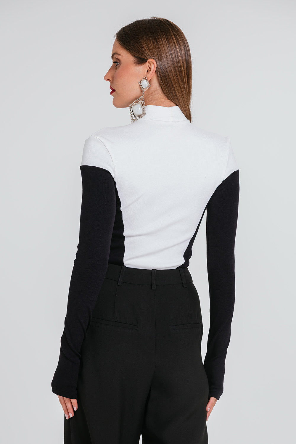 Blusa Iria - Preto/off