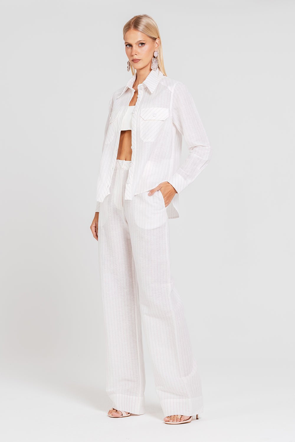 Camisa Denise - Vanilla/valsa