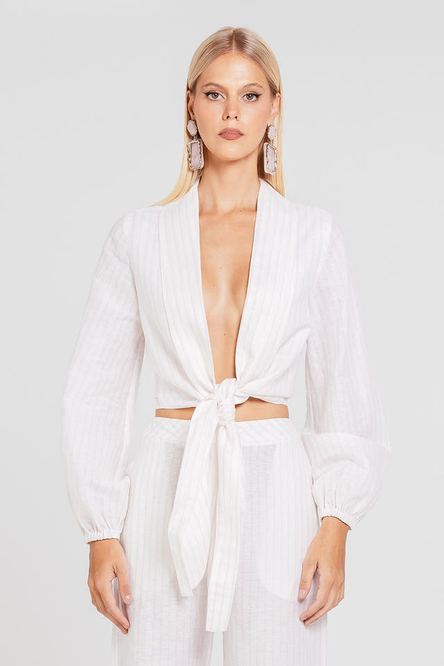 Camisa Melina - Vanilla/valsa