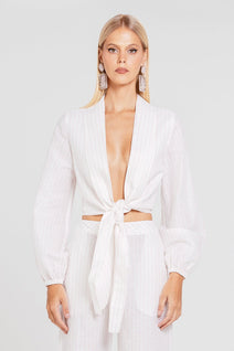 Camisa Melina - Vanilla/valsa