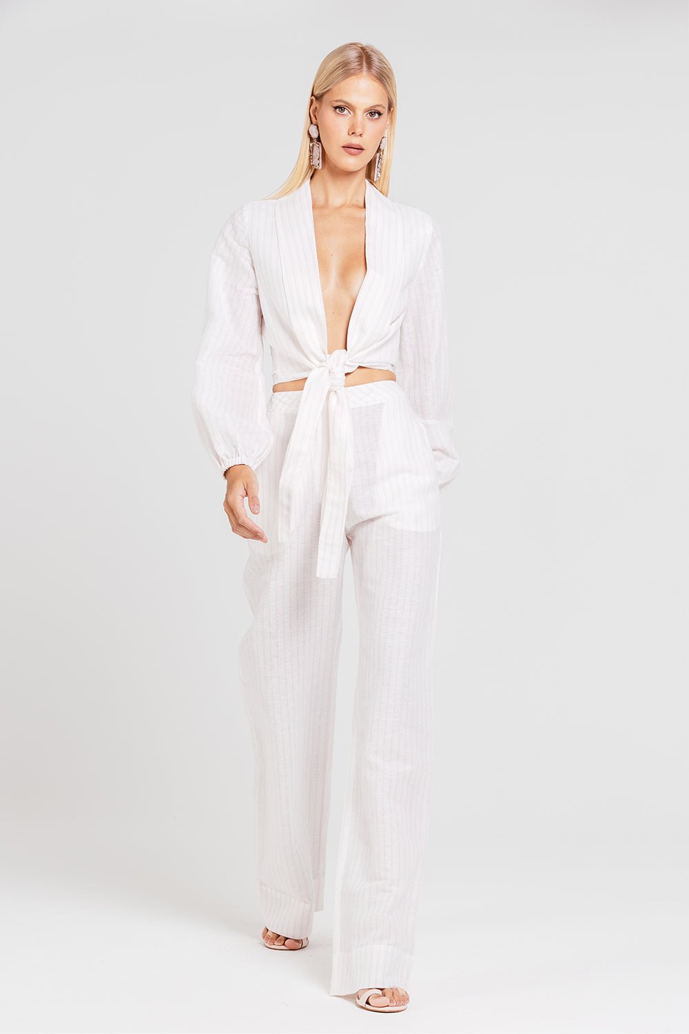 Camisa Melina - Vanilla/valsa