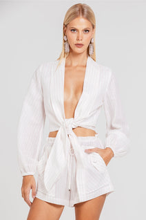 Camisa Melina - Vanilla/valsa