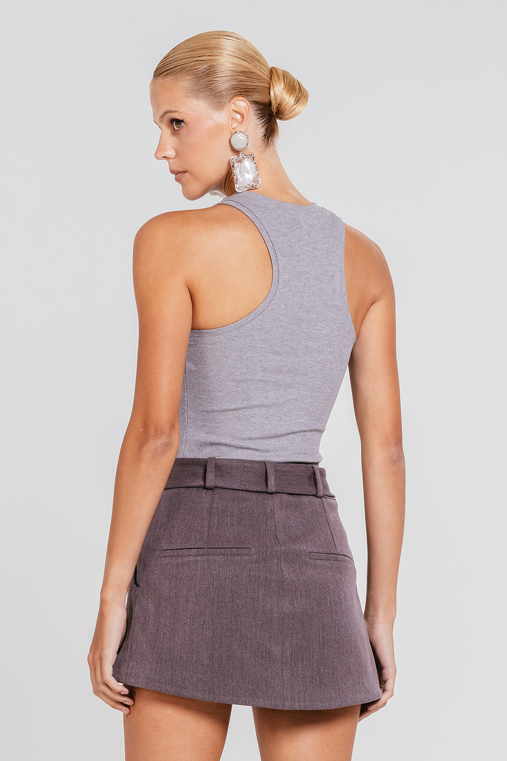Short Saia Analice - Grafite
