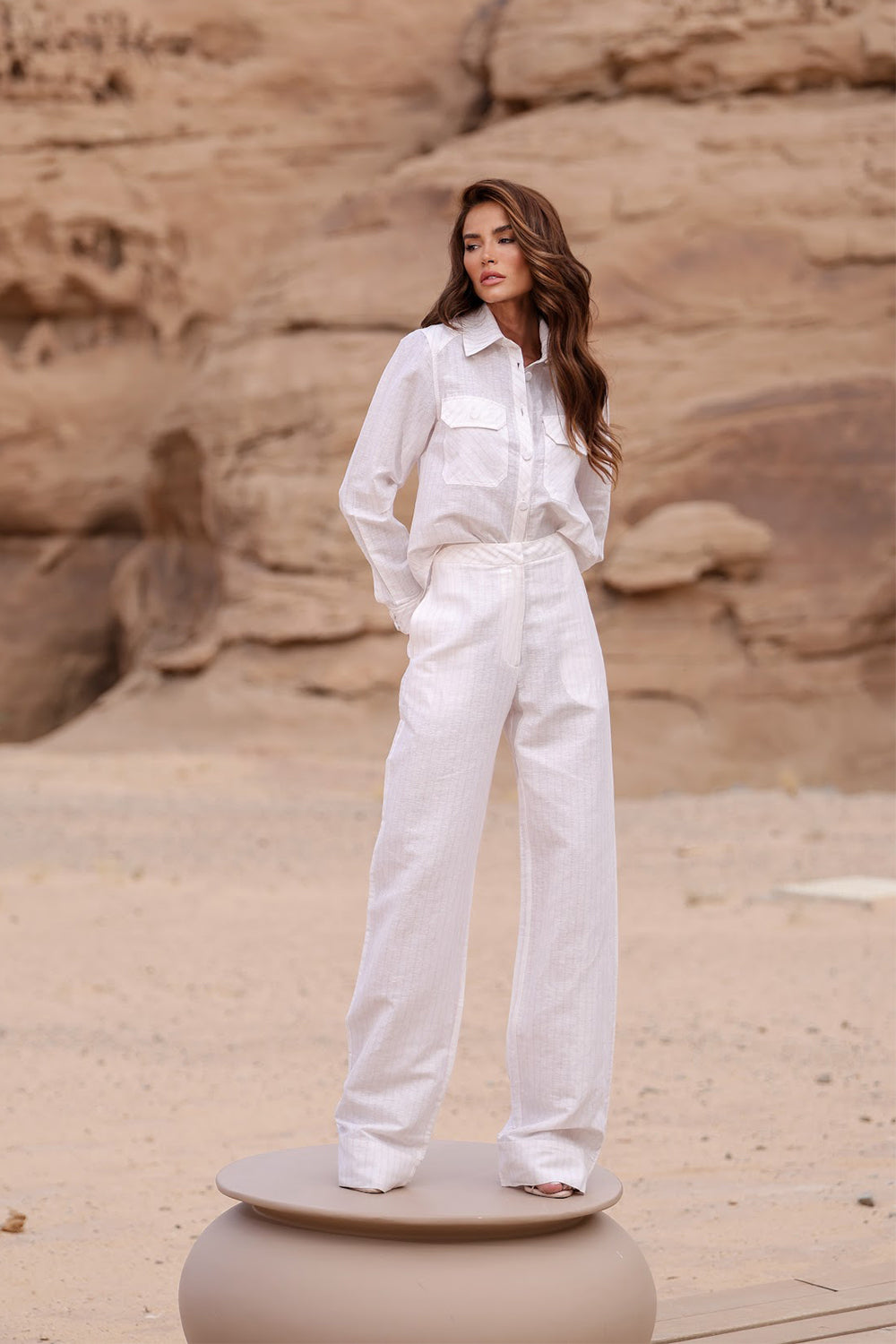 Calça Tatiana - Vanilla/valsa