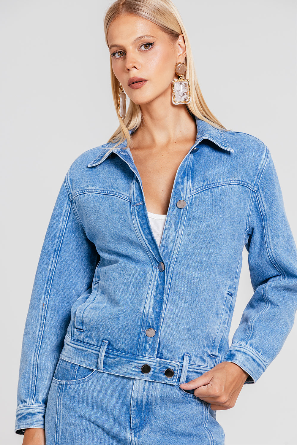 Jaqueta Alexis - Jeans Medio