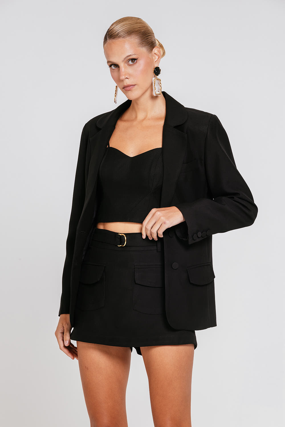 Short Saia Isadora - Preto