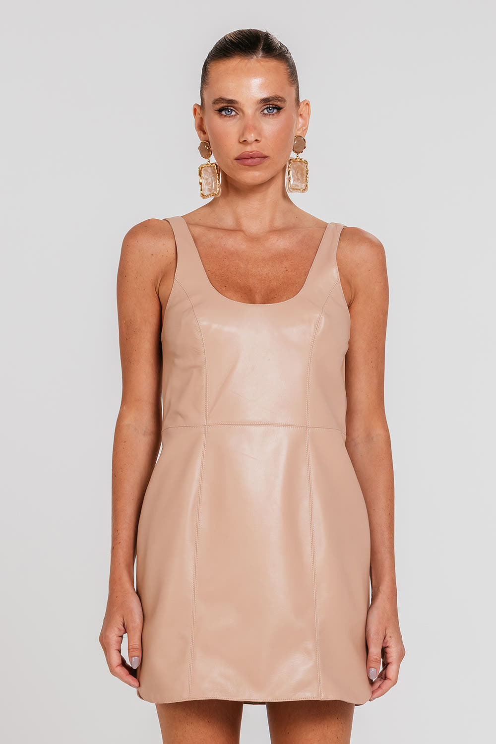Vestido Marih - Caramelo