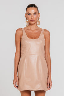 Vestido Marih - Caramelo