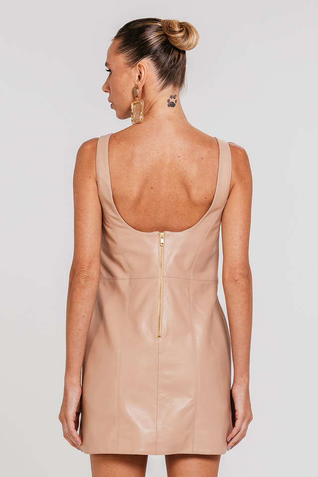 Vestido Marih - Caramelo