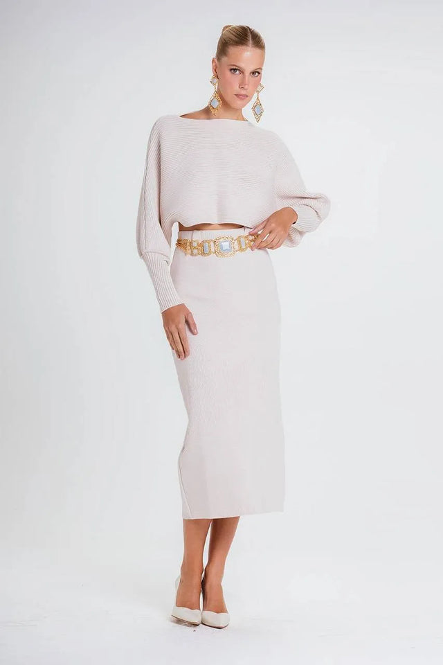 Blusa Marion - Marfim - produto teste